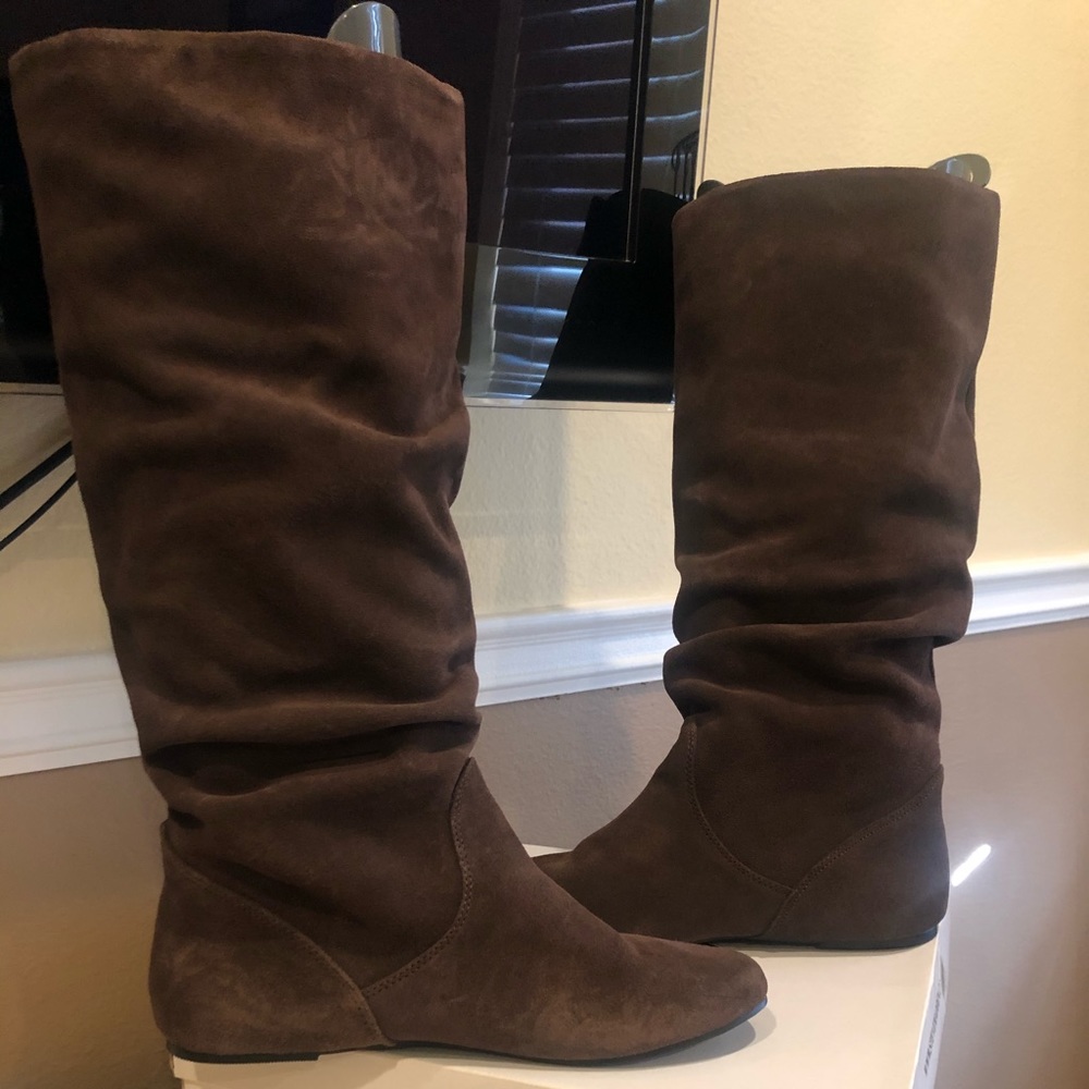 Brown soft boots by Steve Madden